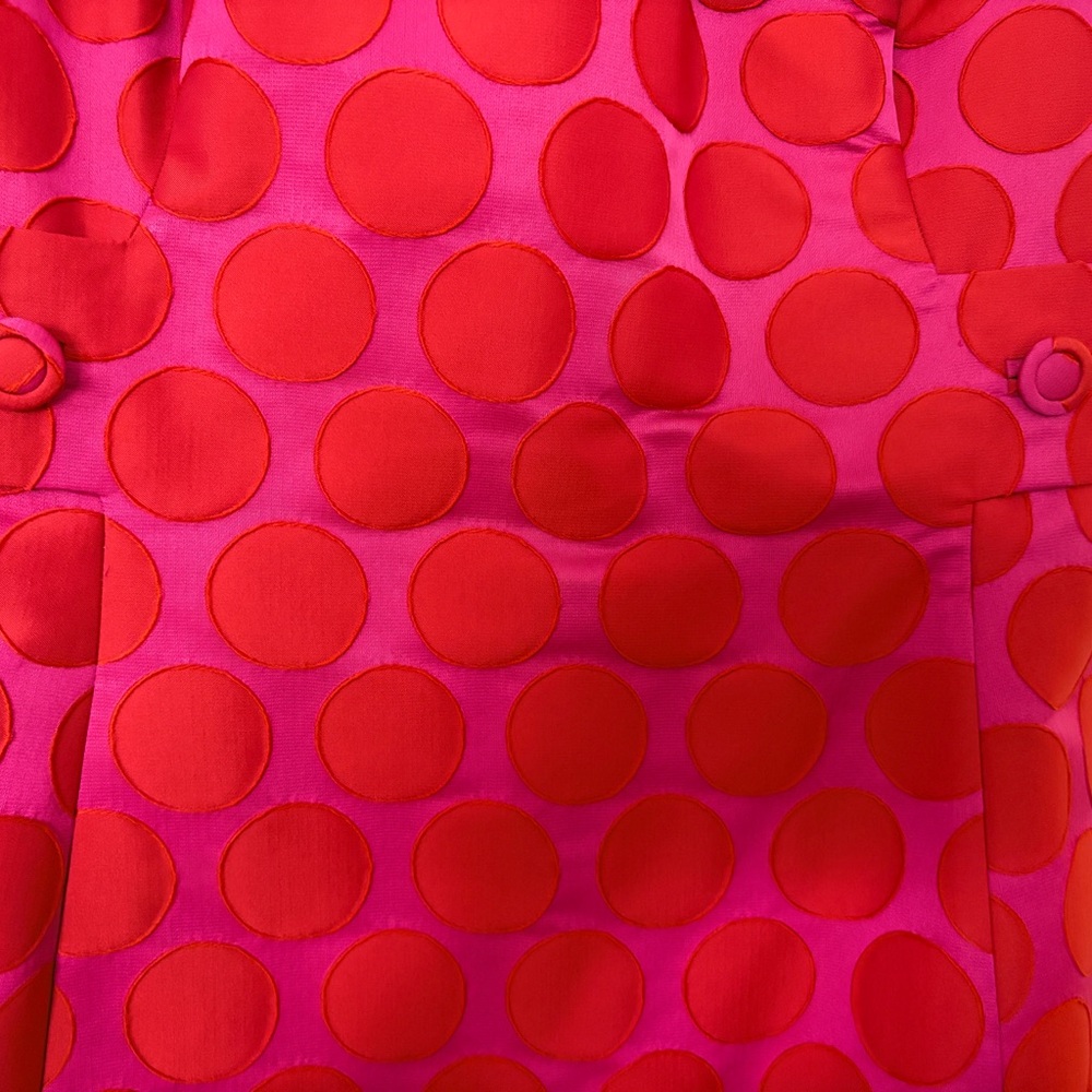 Boden Red Polka Dot Mini Dress - Picture 2 of 4